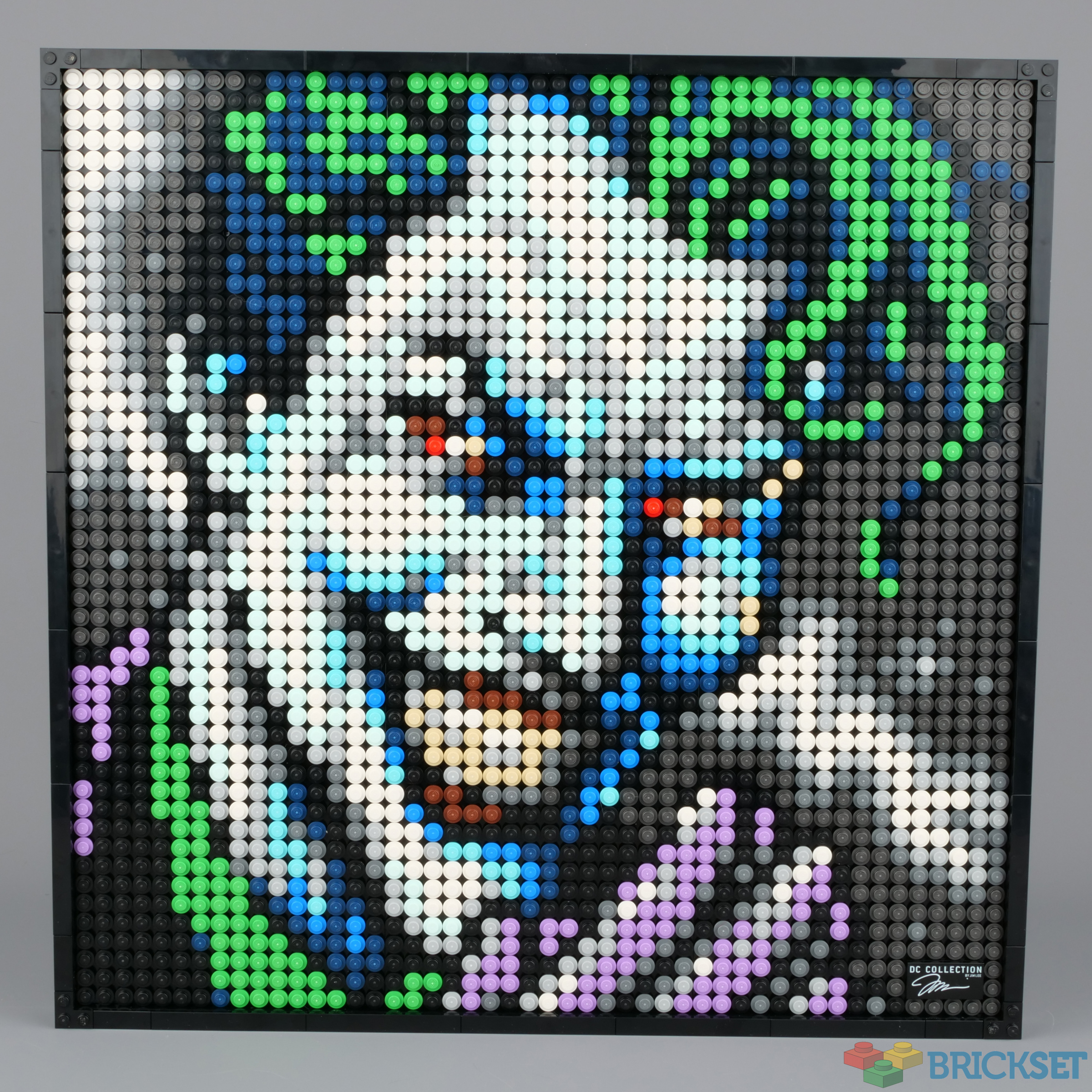 Joker Head Batman Perler Pixel Art