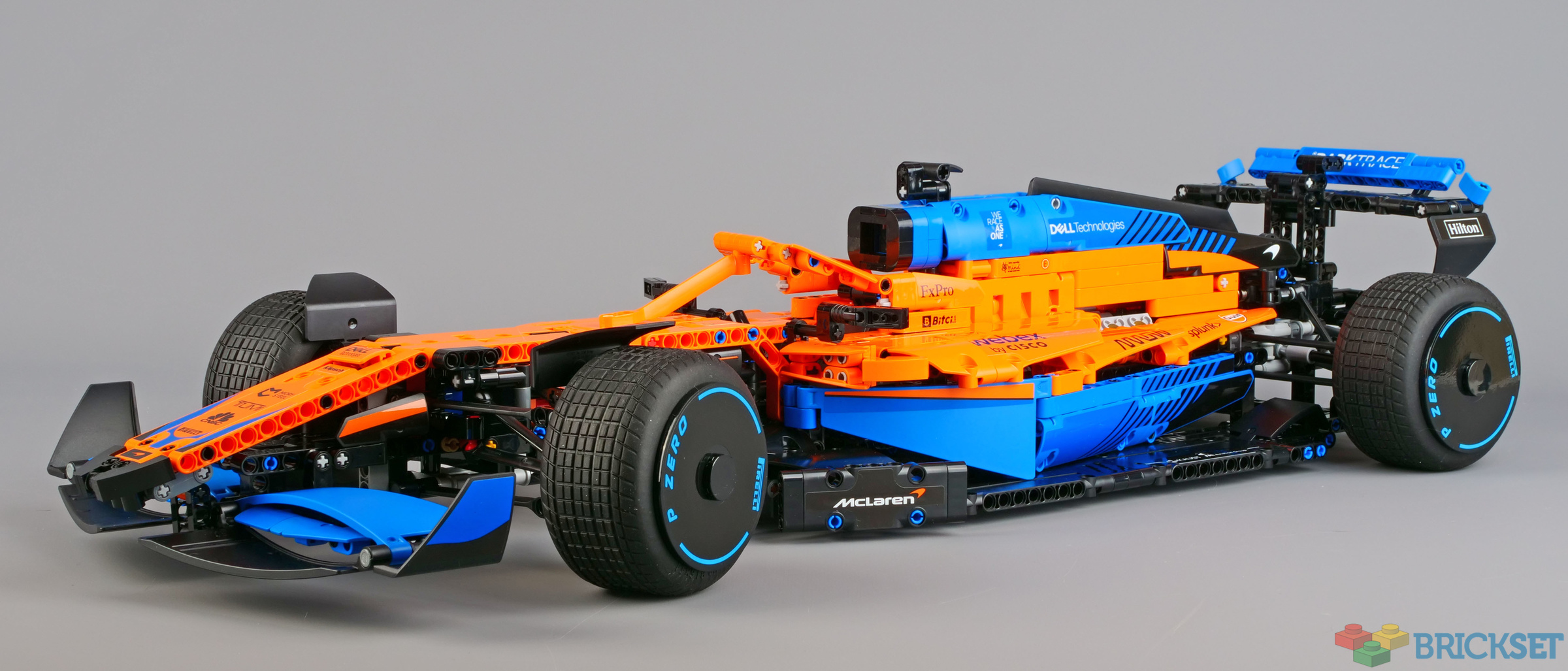 Lego ancien technic 8458 silver champion formule 1 F1 voiture 65cm