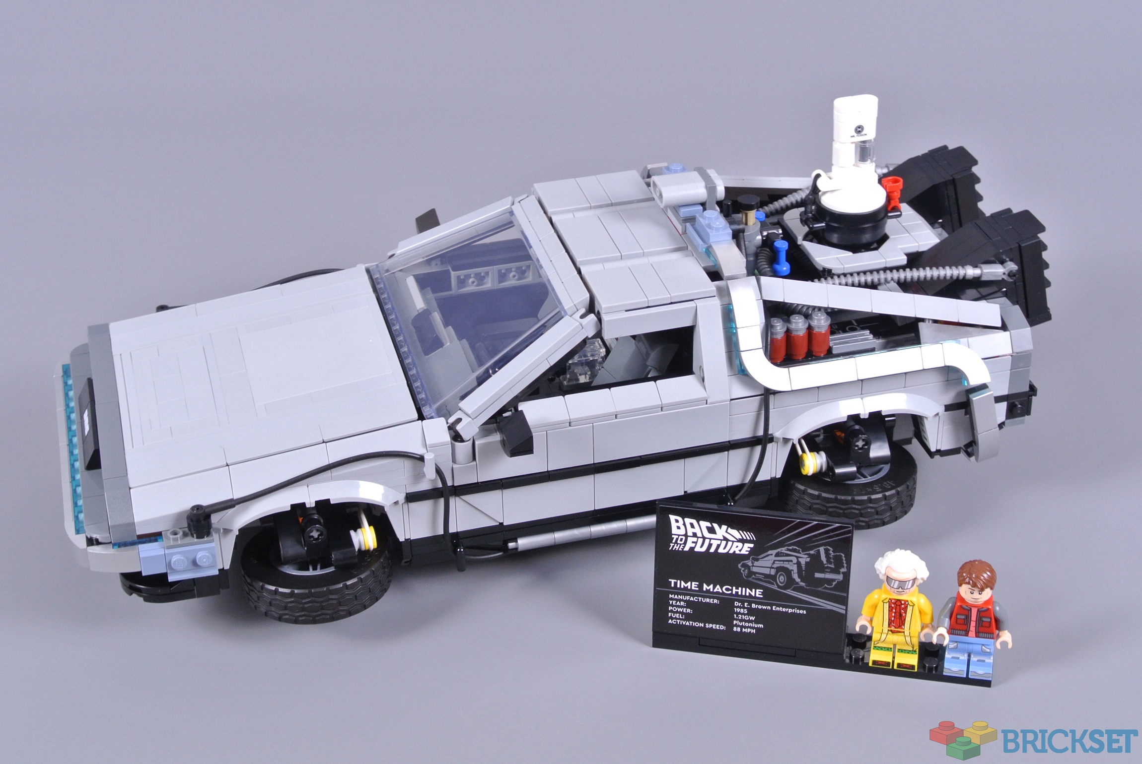 Genuine LEGO OUTATIME License Plate  Lego Back To The Future DeLorean Set 21103