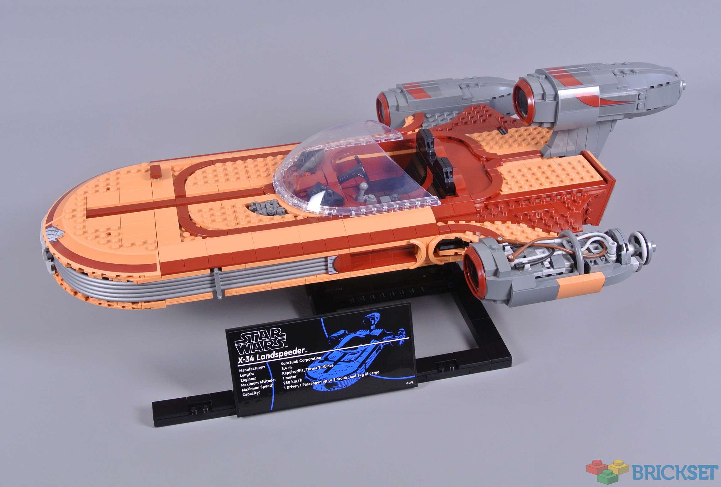 LEGO 75341 Luke Skywalker's Landspeeder review | Brickset