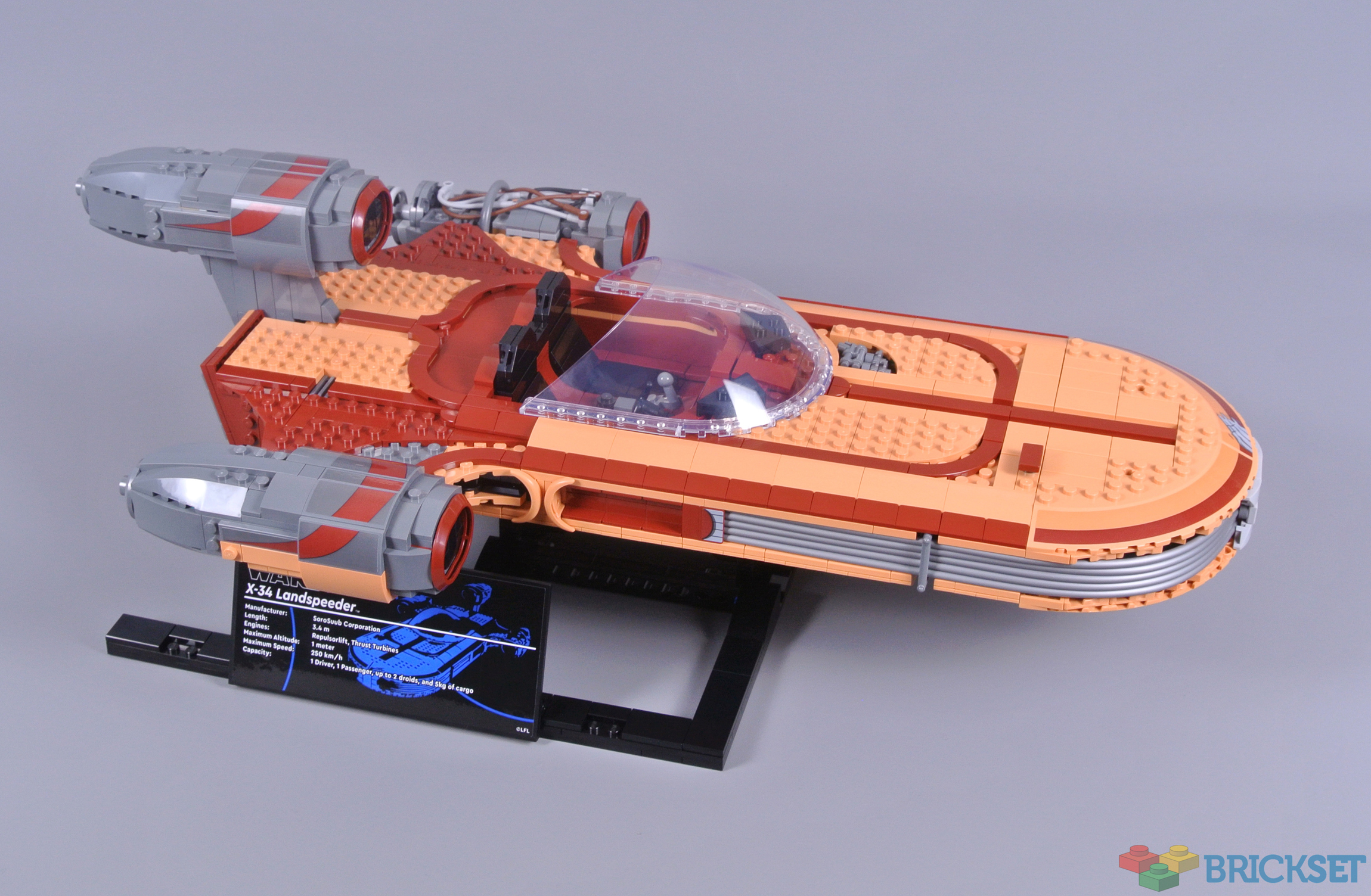 LEGO 75341 Luke Skywalker's Landspeeder review | Brickset