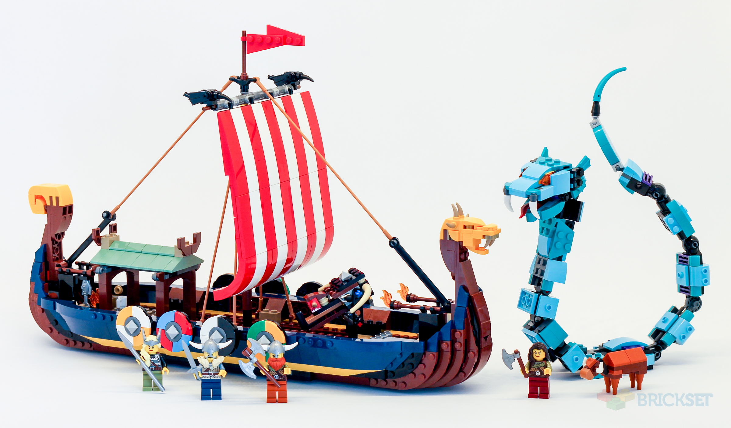 LEGO Vikings Ship Challenges The Midgard Serpent (7018)