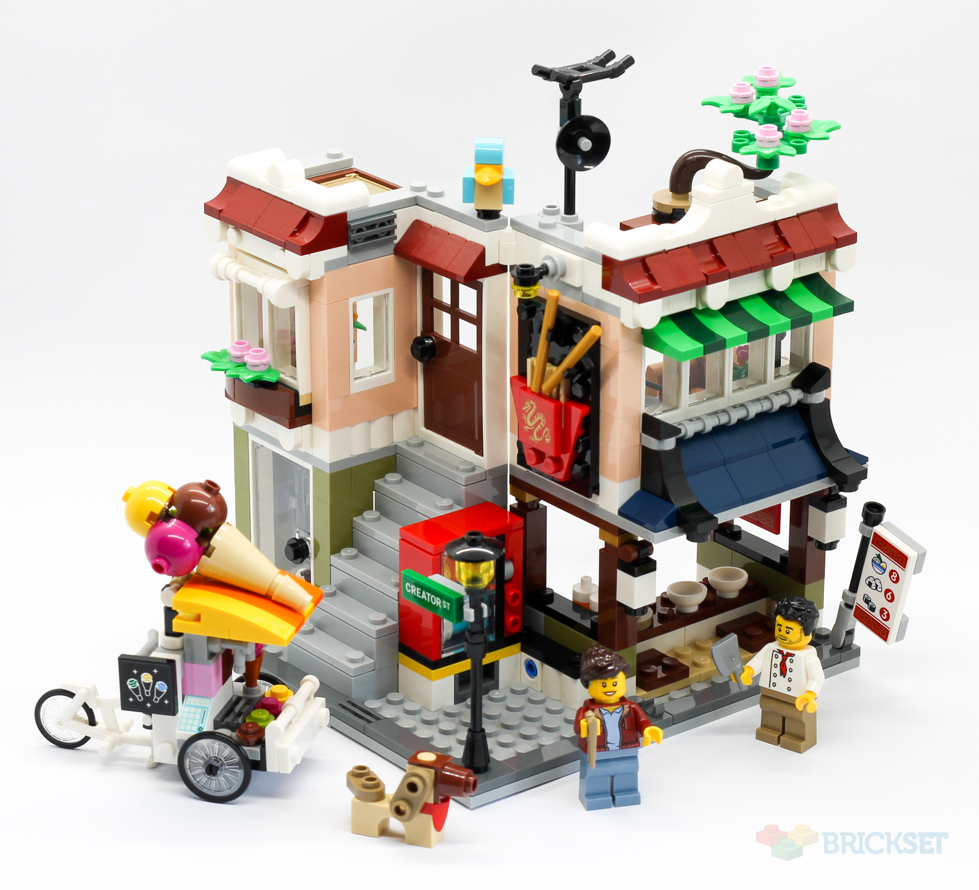 Review: 31131 Downtown Noodle Shop | LEGO set guide and database