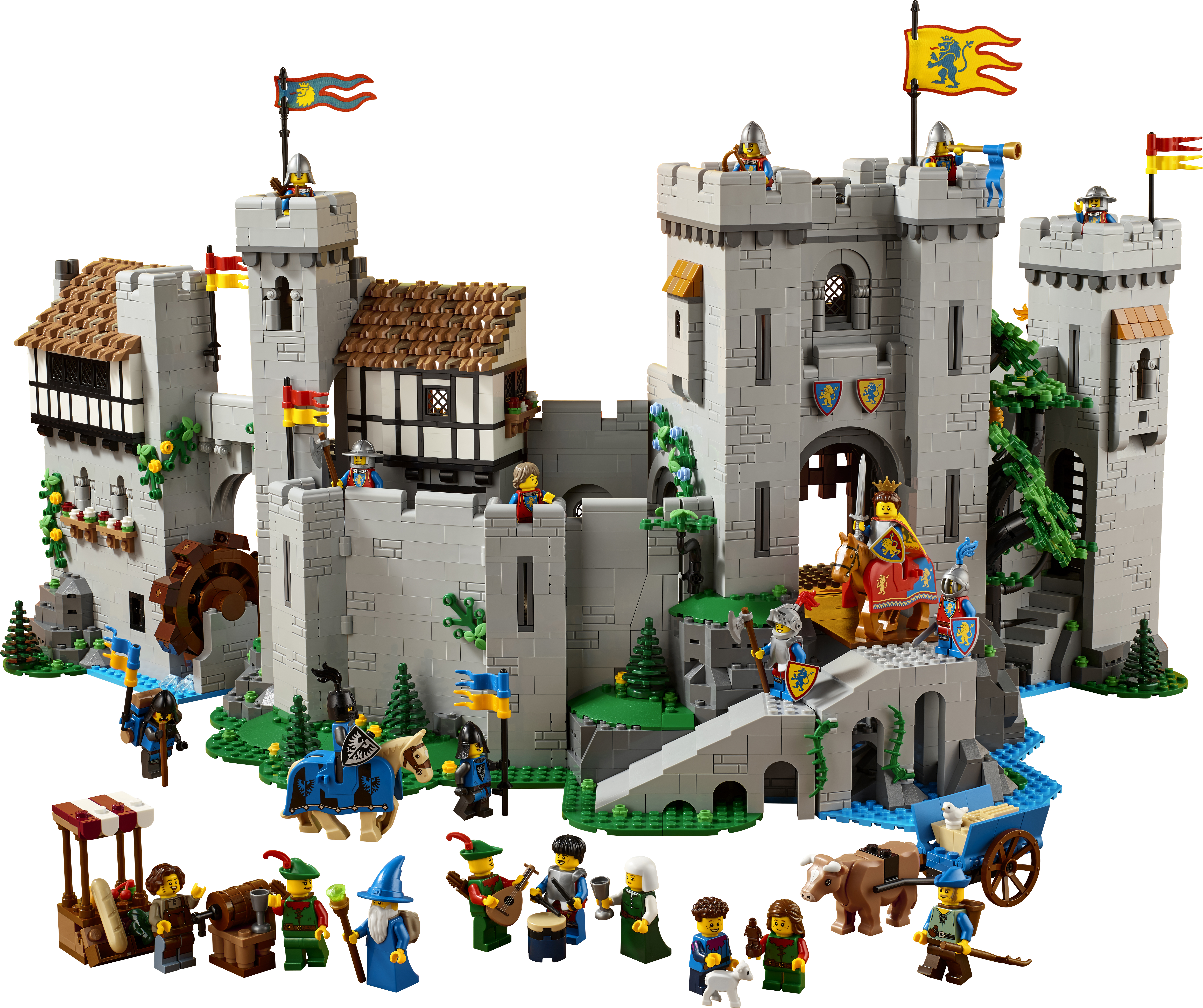 10 NEW LEGO CASTLE KNIGHT MINIFIG LOT Kingdoms figures minifigures people  cross