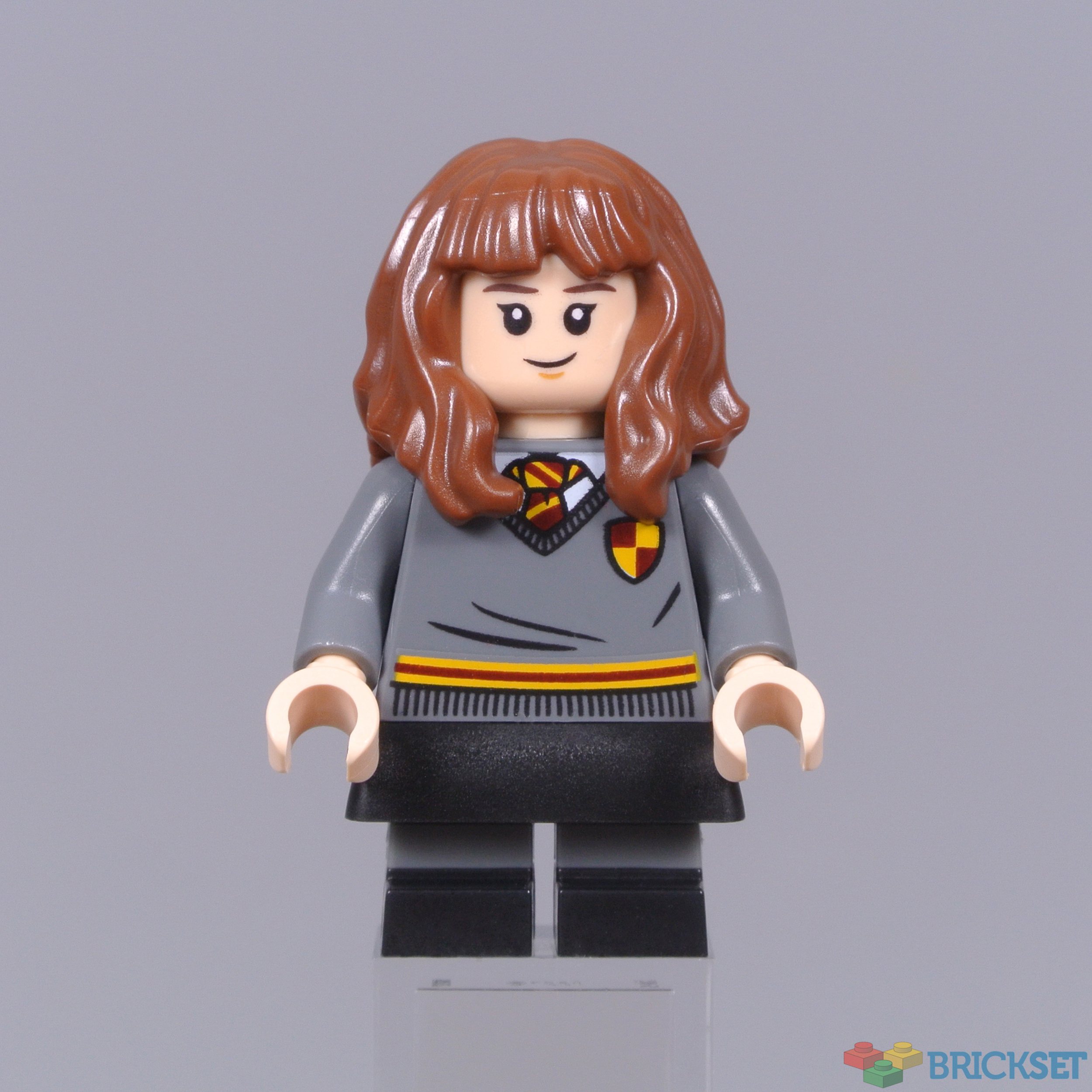 LEGO Minifig Reddish Brown Hair Combo Thick Glasses Minifigure Hair piece Robin 