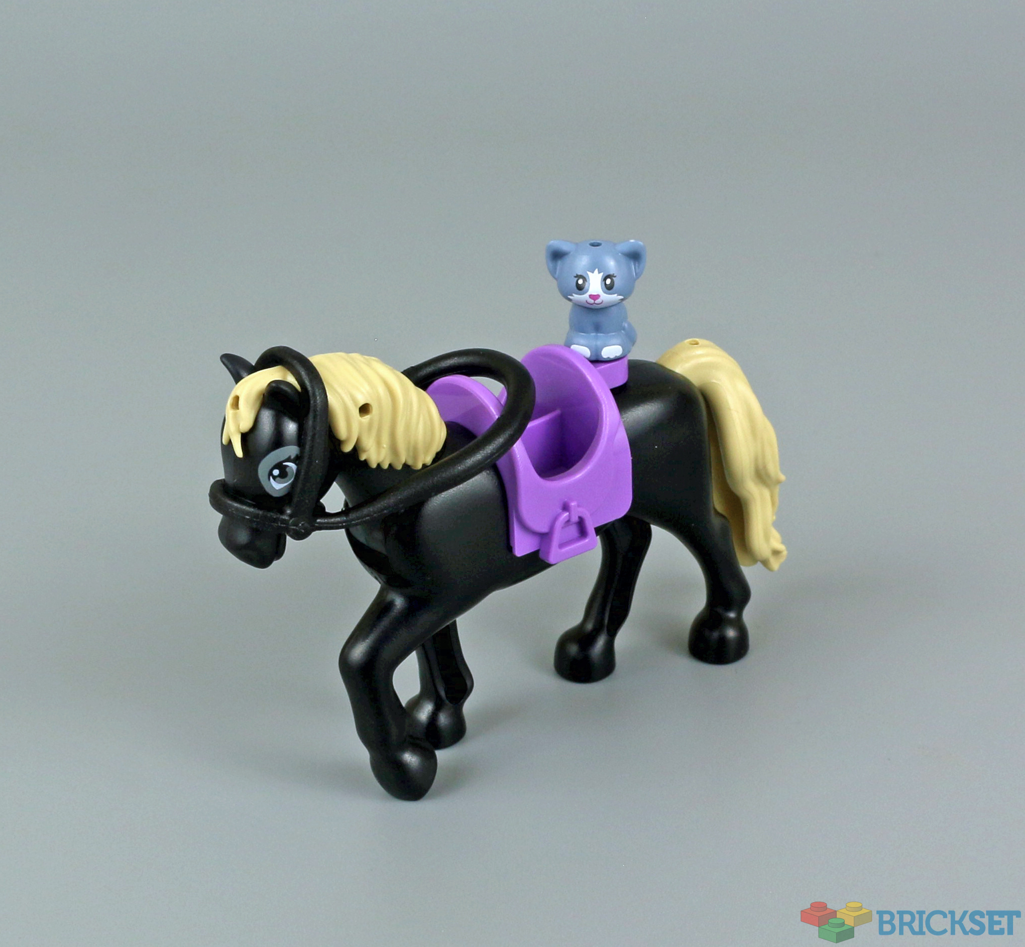 Lego friends black discount horse