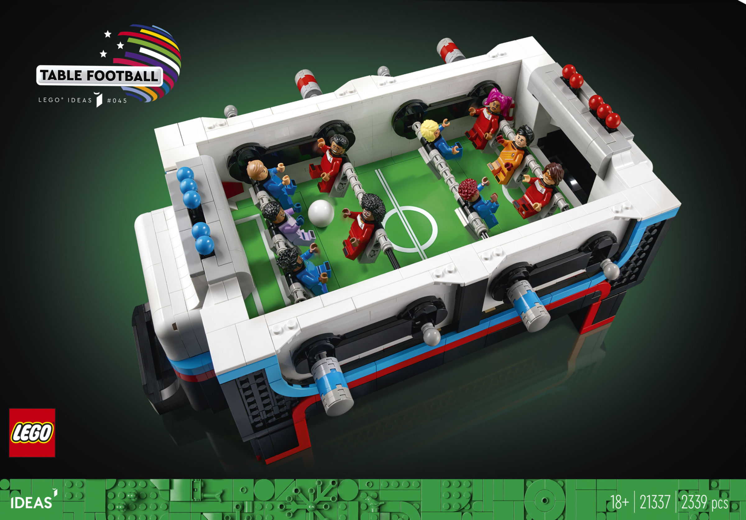 LEGO Ideas reveals 21337 Table Football, a 2,300-piece playable