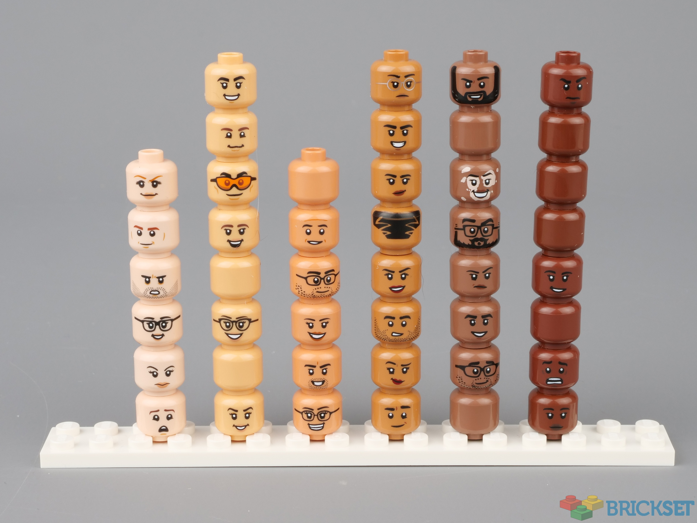 LEGO Minifigure Skin Tones Over Time: The Changing Colors of an