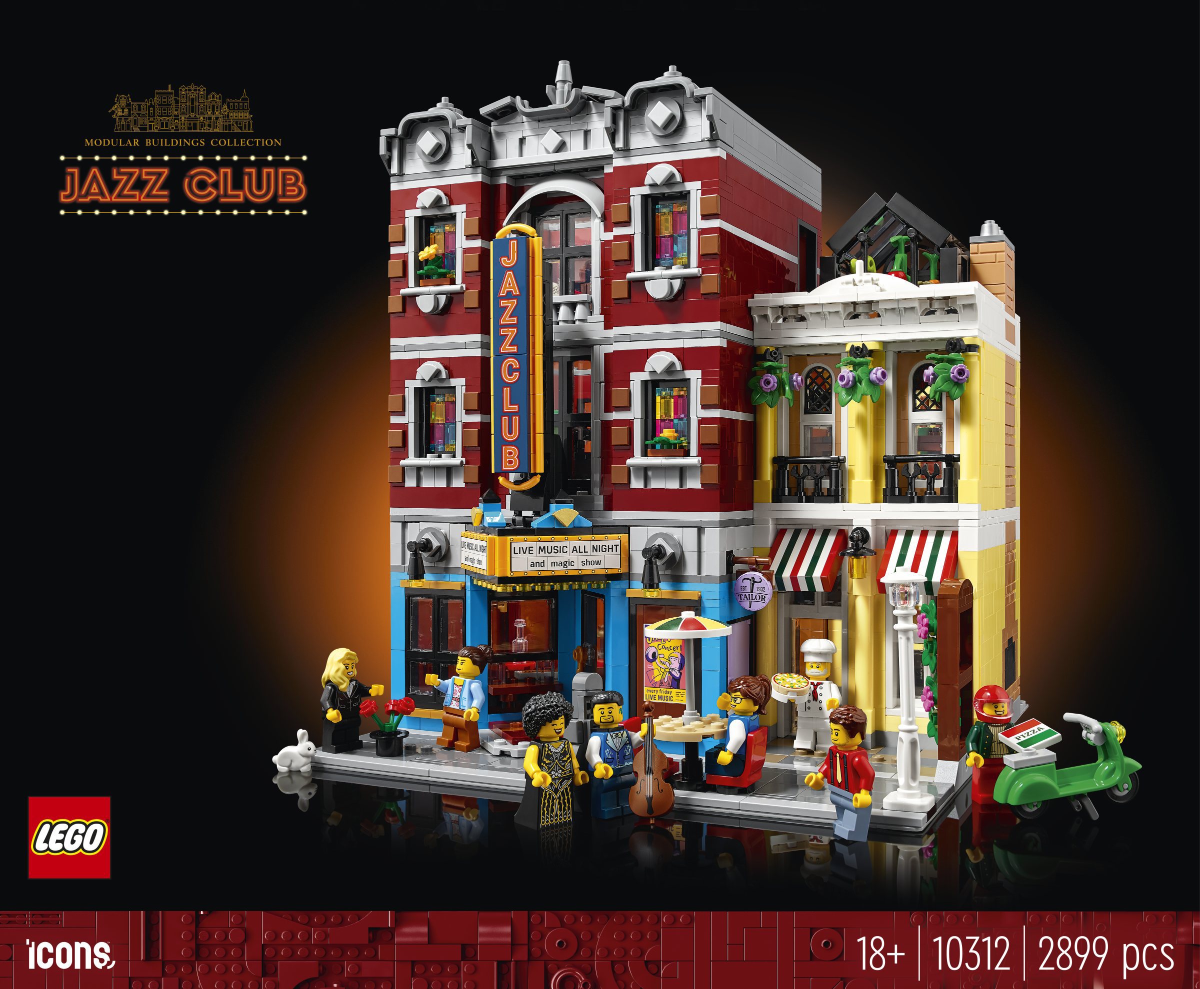 LEGO ICONS 10312 Jazz Club modular building mail.ddgusev.soisweb.uwm.edu
