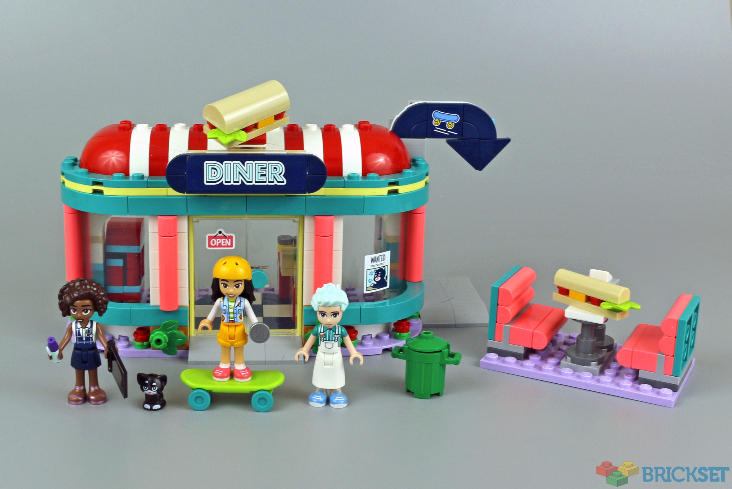 Lego Friends Heartlake Downtown Diner Restaurant Set 41728 : Target