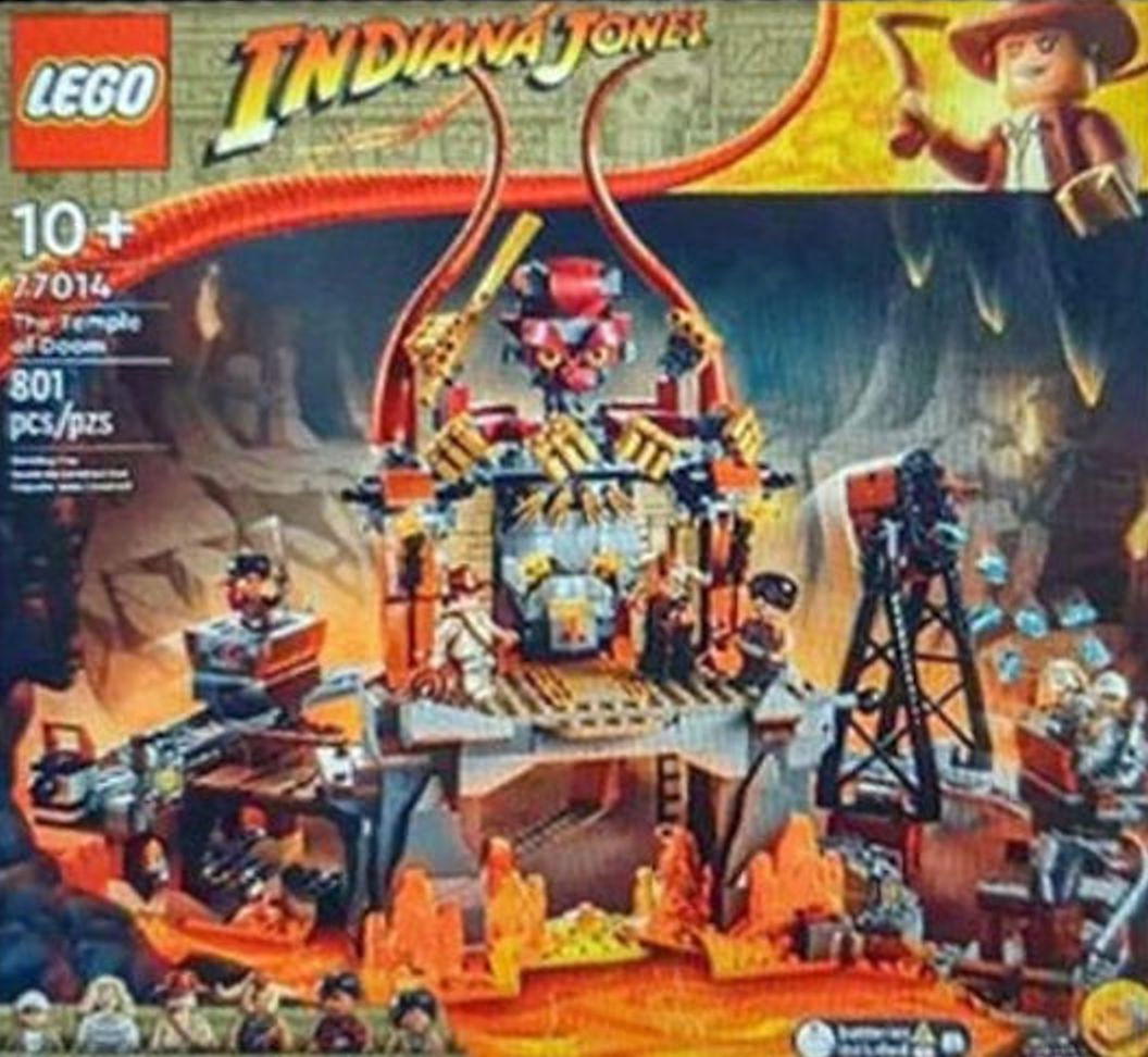 Why has 77014 The Temple of Doom been cancelled? Brickset
