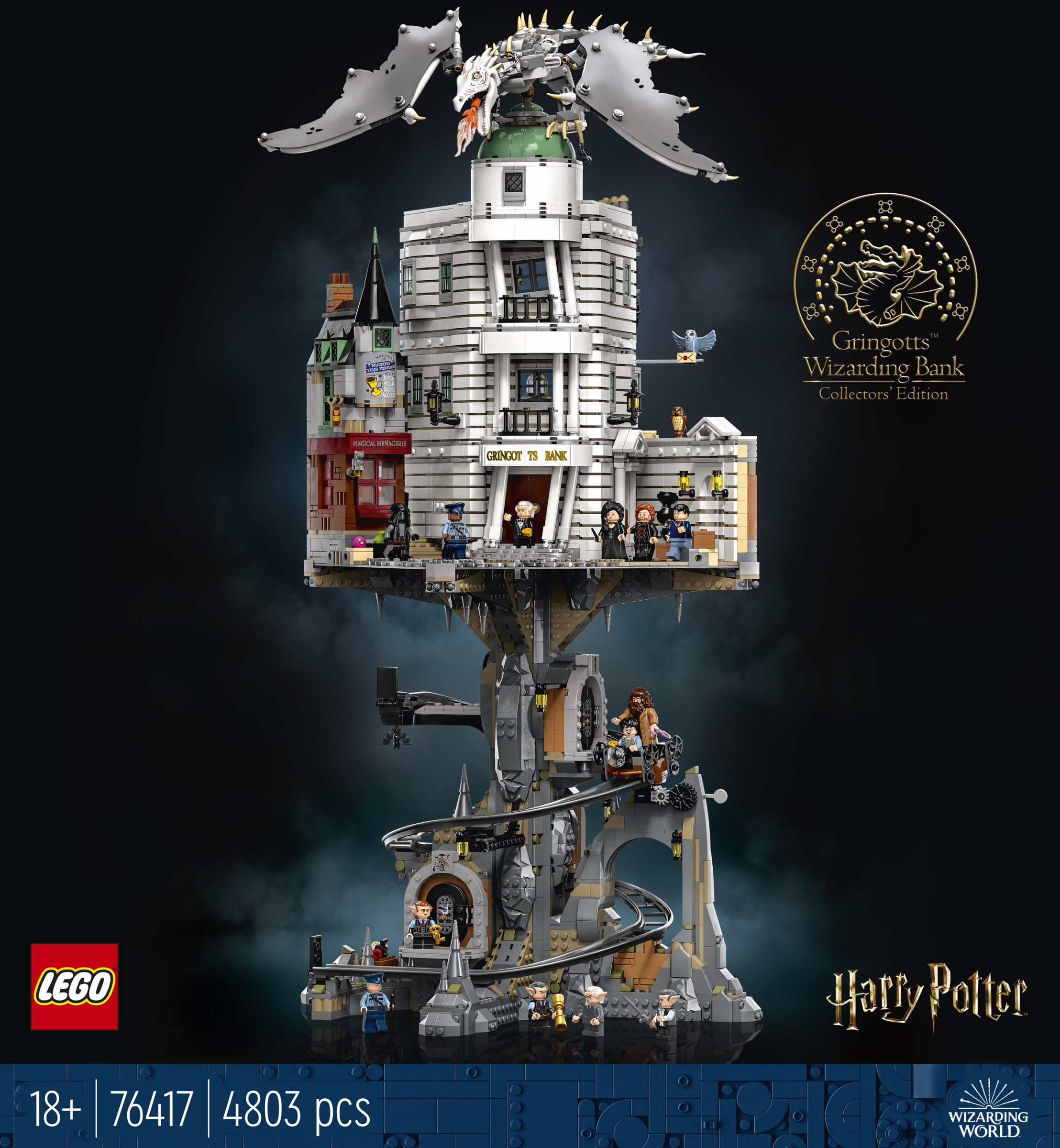 Lego Harry Potter 4714 INSTRUCTION MANUAL ONLY Gringotts Bank