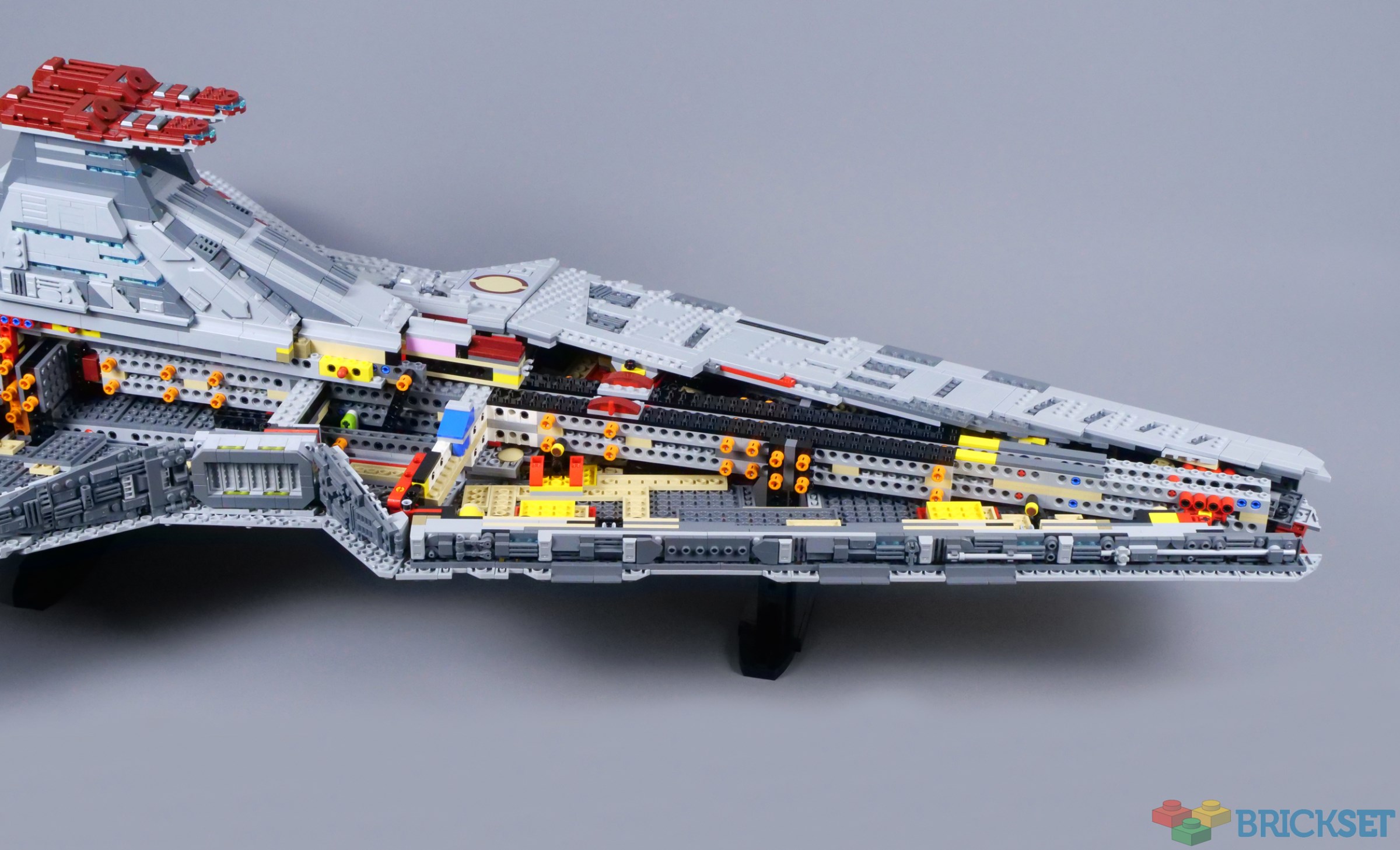 Giant LEGO Venator Class Star Destroyer with Full Interior! 