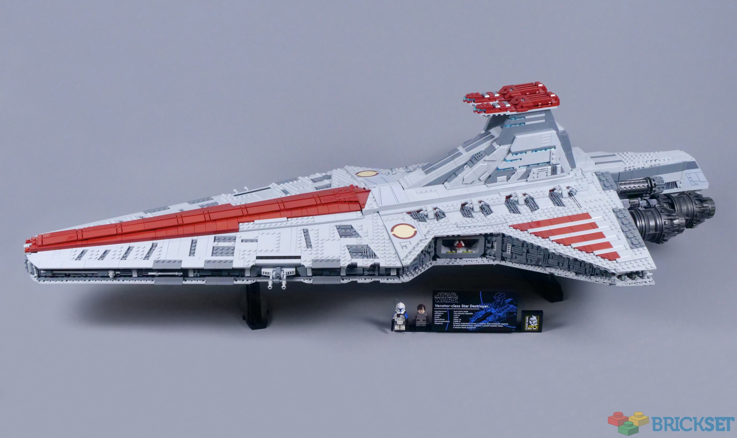 Giant LEGO Venator Class Star Destroyer with Full Interior! 