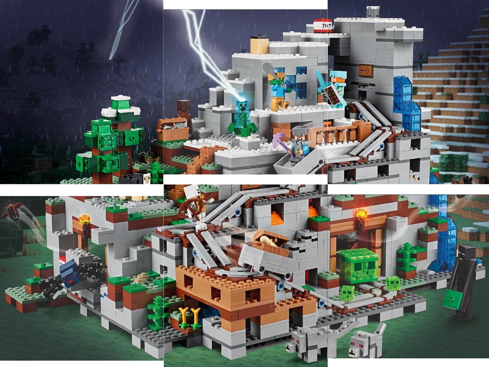 Minecraft The Mountain Cave Revealed Brickset Lego Set Guide And Database
