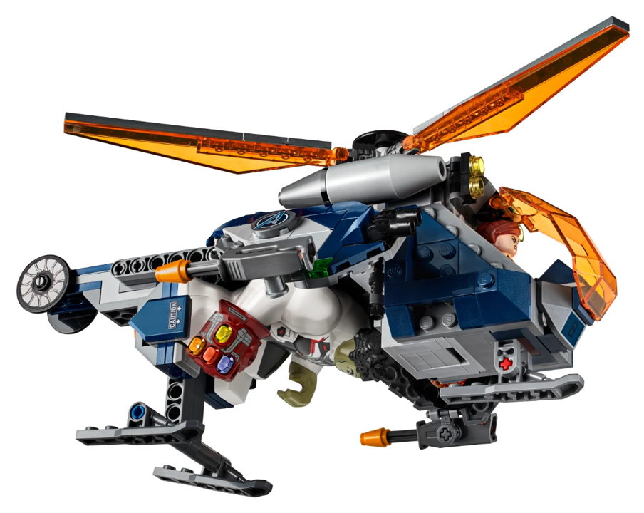 hulk helicopter drop lego