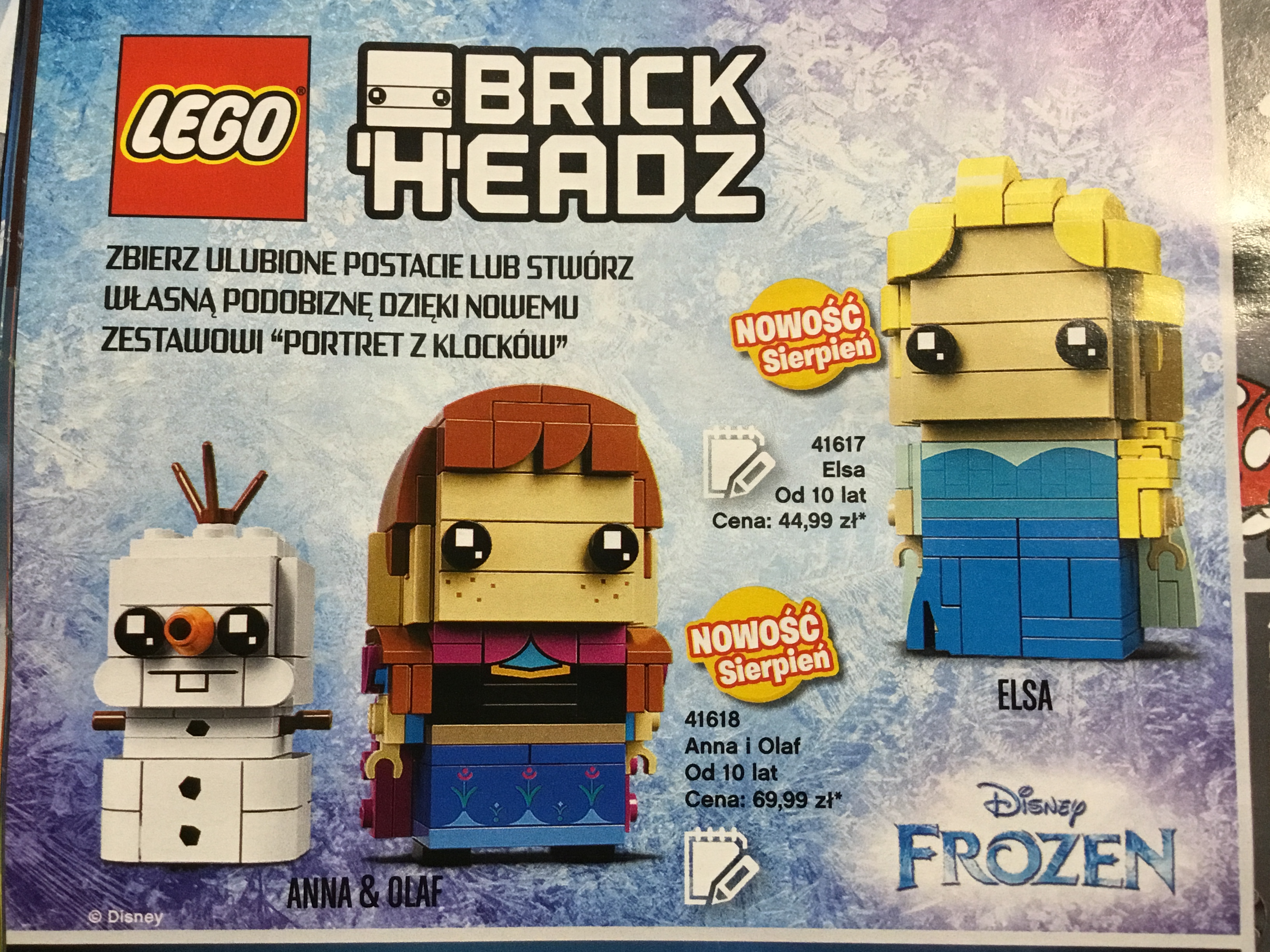 Si vous ªtes fan des BrickHeadz et de la gamme Frozen allias La Reine des Neiges vous allez ªtre content En effet les premiers visuels de ces figurines