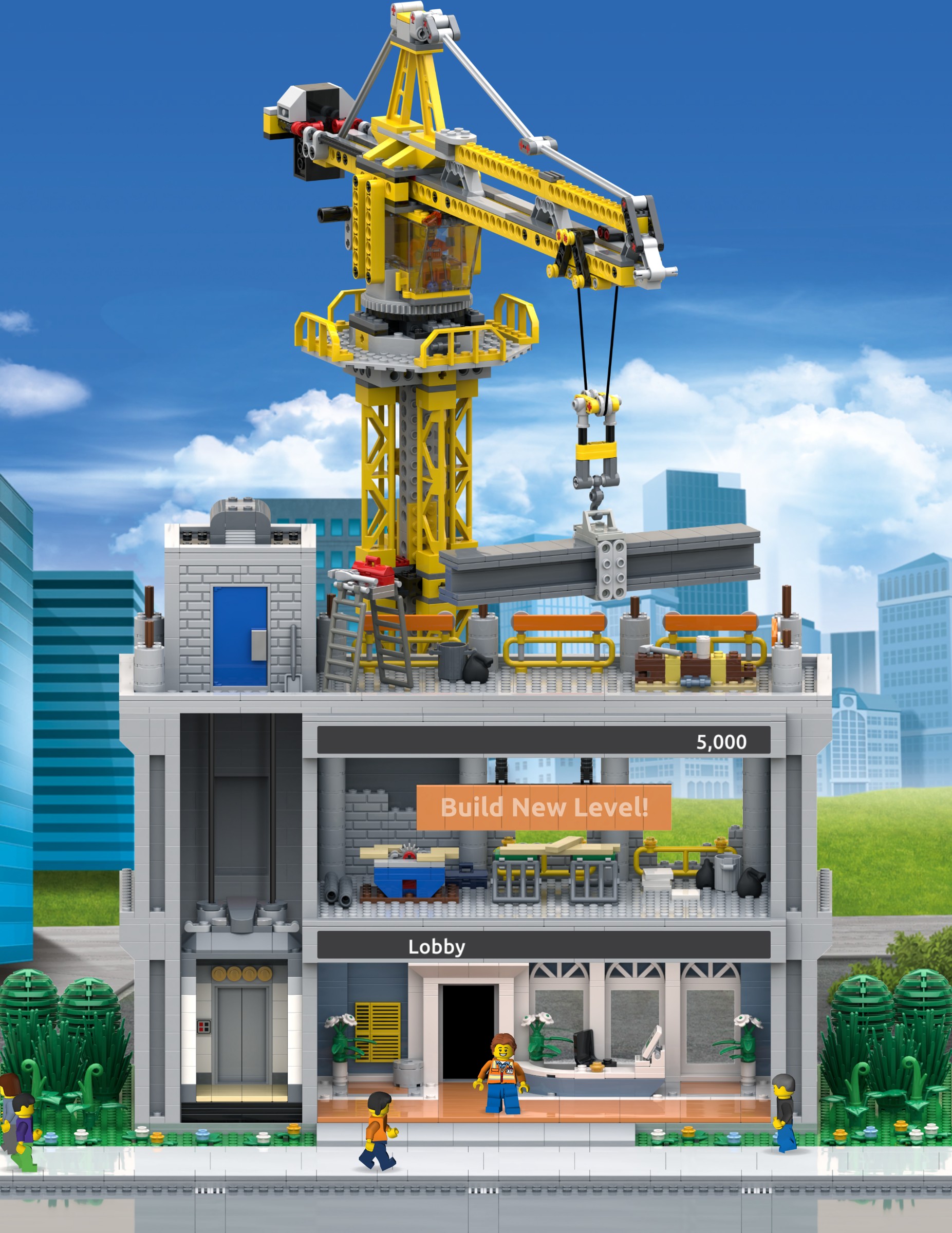 lego tower crane 7905