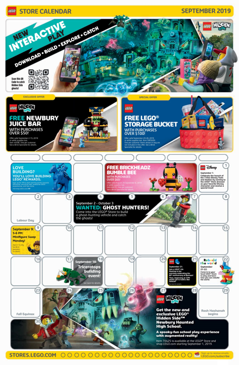 Lego September 2022 Calendar September Lego.com Promotions | Brickset: Lego Set Guide And Database