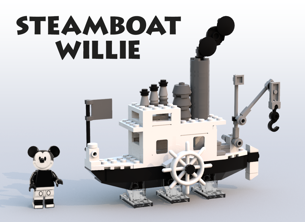 steamboat willie lego australia