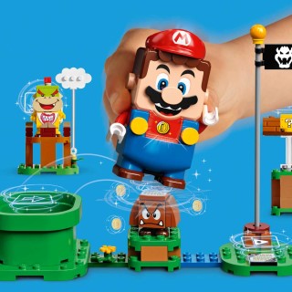 Similarities in design between Mario levels and LEGO sets