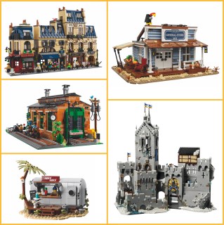Hands on with the LEGO Bricklink Designer Old Train Engine Shed - Jay's  Brick Blog