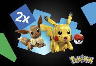 Double LEGO Insiders points on Eevee and Pikachu