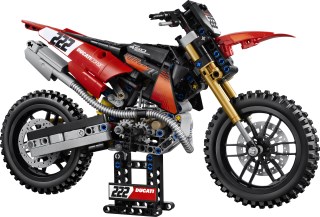 LEGO Technic 42238 Ducati Desmo450 MX Factory Motorcycle official images!