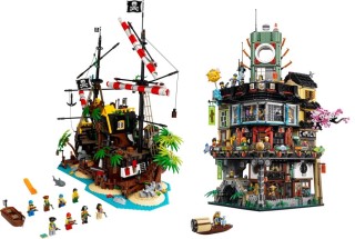 Brickset Bouts:  Pirates of Barracuda Bay vs Ninjago City