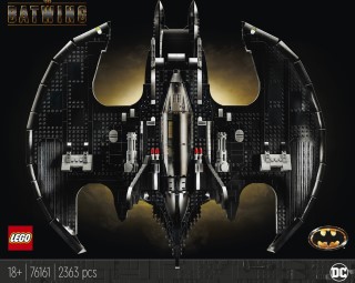 Take to the skies above Gotham City in the 1989 Batwing 