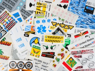 Which set contains the most stickers?