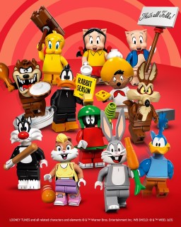 Looney Tunes collectable minifigures officially revealed