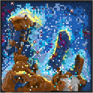 Hubble Space Telescope images recreated in LEGO