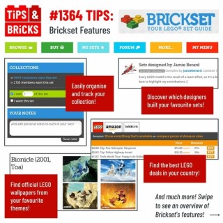 Tips & Bricks shows how to use Brickset