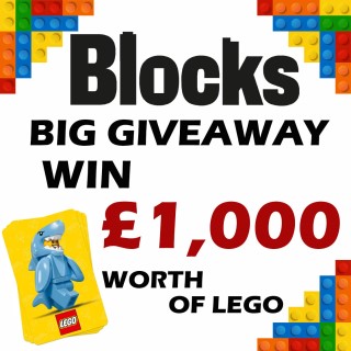 Blocks magazine announces the big £1,000 LEGO giveaway