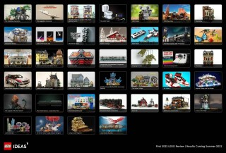 39 projects qualify for the first 2022 LEGO Ideas review period