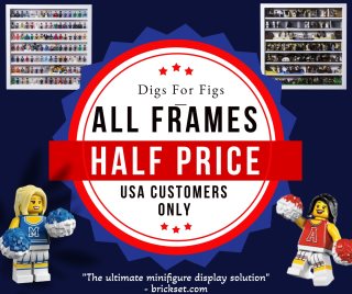 The ultimate minifig display cases now 50% off in the USA