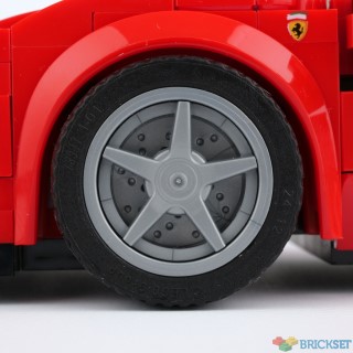 Are the wheels of the 8-wide Ferrari too small?