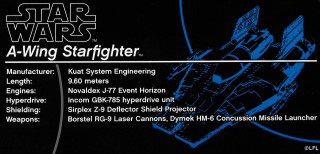 75275 A-wing Starfighter plaque errors
