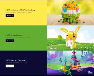 Easter offers return to LEGO.com