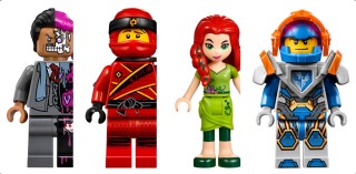 Which voice actor has the most minifigures?