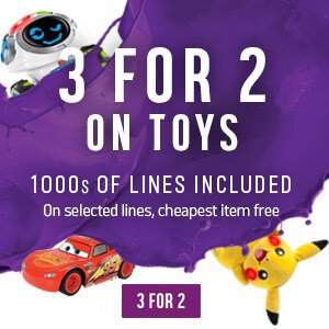 Argos 3 for 2 toys deals dates