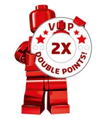 Double VIP points at shop.LEGO.com