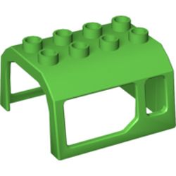 Cabin, upper part 4x4x2, Bright Green <h1><a href='/parts/4527237/cabin-upper-part-4x4x2'>Cabin, upper part 4x4x2</a></h1><div class='tags floatleft'><a href='/parts/4527237/cabin-upper-part-4x4x2'>4527237</a> <a href='/parts/design-51546'>51546</a> <a href='/parts/platform-Duplo'>Duplo</a> <a href='/parts/category-Vehicles-Transportation'>Vehicles & Transportation</a> <a href='/parts/colour-Bright-Green'>Bright Green</a> <a href='/parts/year-2008'>2008</a></div><div class='floatright'>©2008 LEGO Group</div>