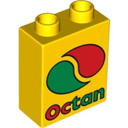 DUPLO BRICK 1X2X2, DEC. OCTAN, Bright Yellow <h1><a href='/parts/6031313/duplo-brick-1x2x2-dec-octan'>DUPLO BRICK 1X2X2, DEC. OCTAN</a></h1><div class='tags floatleft'><a href='/parts/6031313/duplo-brick-1x2x2-dec-octan'>6031313</a> <a href='/parts/design-63026'>63026</a> <a href='/parts/platform-Duplo'>Duplo</a> <a href='/parts/category-Bricks'>Bricks</a> <a href='/parts/colour-Bright-Yellow'>Bright Yellow</a> <a href='/parts/year-2008'>2008</a></div><div class='floatright'>©2008 LEGO Group</div>