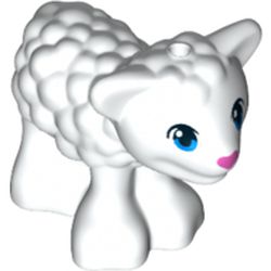 LAMB W/ HOLE, DIA. 1.5, NO. 2, White <h1><a href='/parts/6177246/lamb-w-hole-dia-1-5-no-2'>LAMB W/ HOLE, DIA. 1.5, NO. 2</a></h1><div class='tags floatleft'><a href='/parts/6177246/lamb-w-hole-dia-1-5-no-2'>6177246</a> <a href='/parts/design-30704'>30704</a> <a href='/parts/platform-System'>System</a> <a href='/parts/category-Animals-Nature'>Animals & Nature</a> <a href='/parts/colour-White'>White</a> <a href='/parts/year-2017'>2017</a></div><div class='floatright'>©2017 LEGO Group</div>