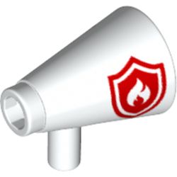 MEGAPHONE, NO. 3, White <h1><a href='/parts/6275596/megaphone-no-3'>MEGAPHONE, NO. 3</a></h1><div class='tags floatleft'><a href='/parts/6275596/megaphone-no-3'>6275596</a> <a href='/parts/design-62683'>62683</a> <a href='/parts/platform-System'>System</a> <a href='/parts/category-Minifigure-Accessories'>Minifigure Accessories</a> <a href='/parts/colour-White'>White</a> <a href='/parts/year-2019'>2019</a></div><div class='floatright'>©2019 LEGO Group</div>