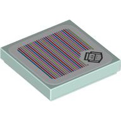 FLAT TILE 2X2, W/ STICKER NO. 226