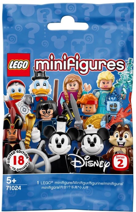 you pick Lego Disney Minifigures series 2
