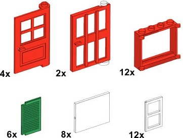 LEGO Windows and Doors set 10044